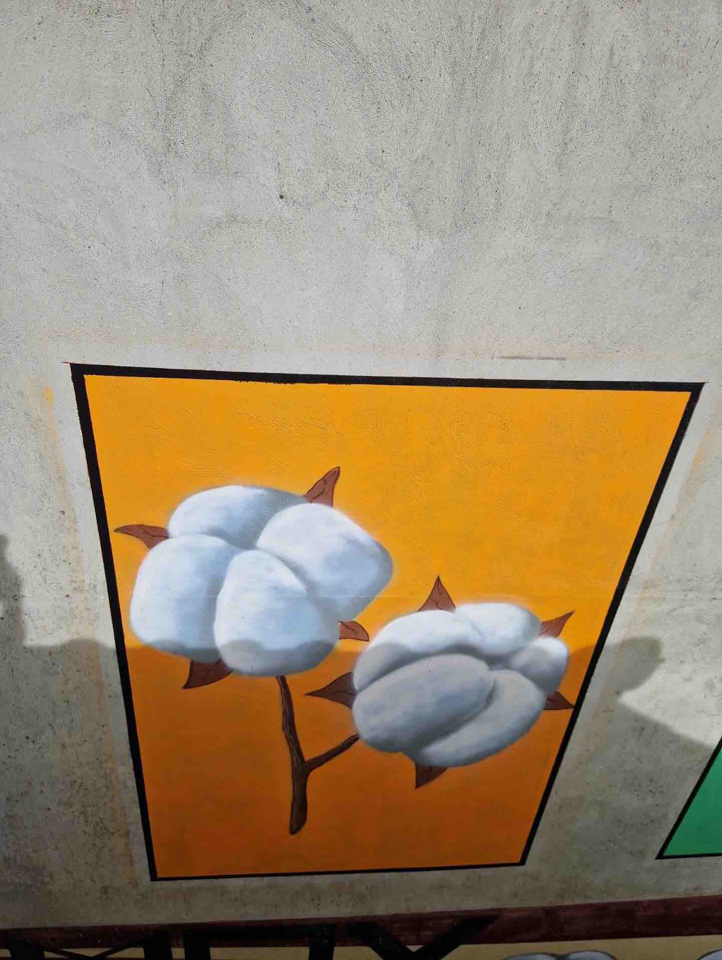 graffiti coton orange