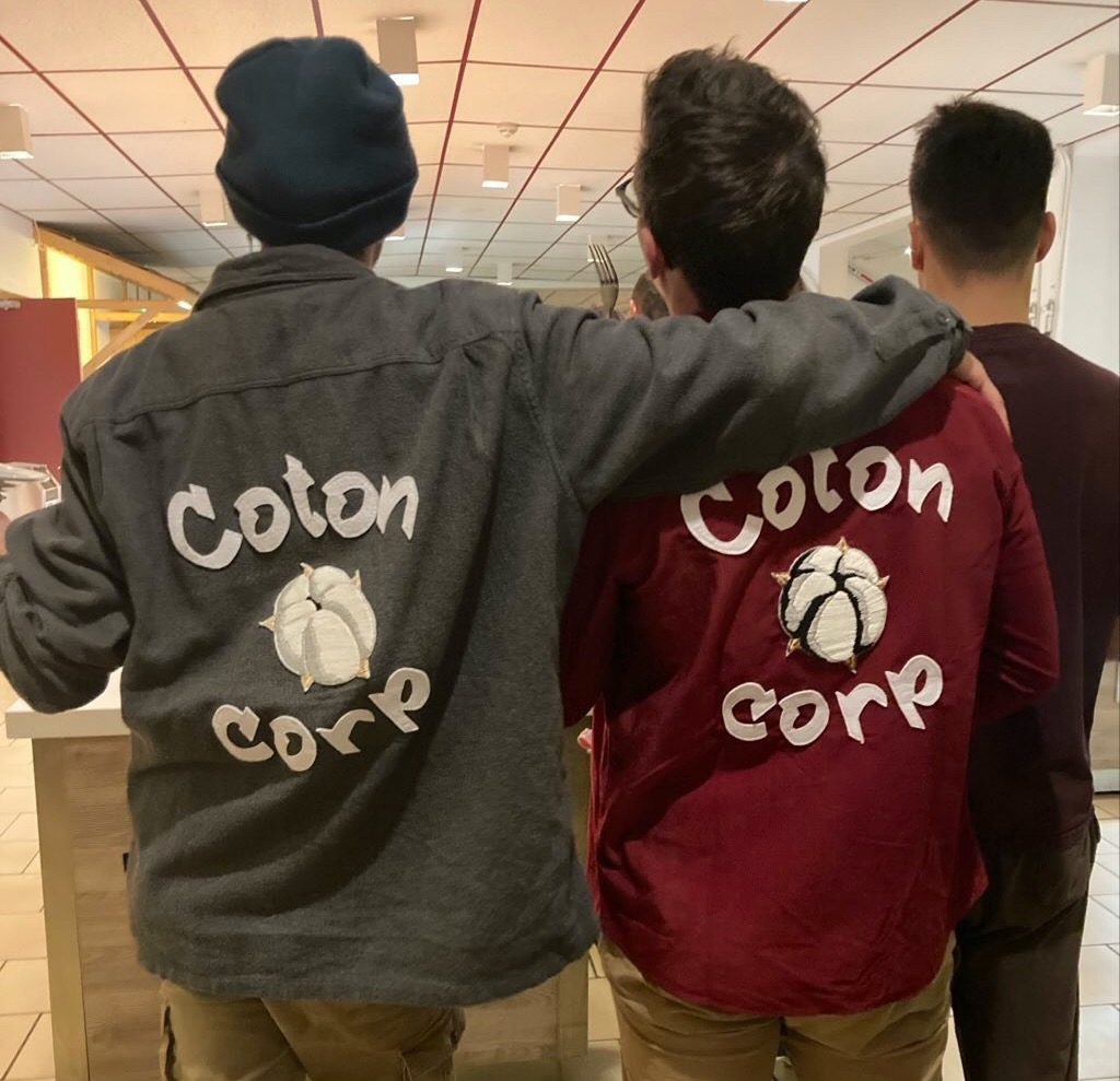 Vestes upcycling coton corp